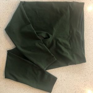 Fabletics XL High Rise Green Leggings